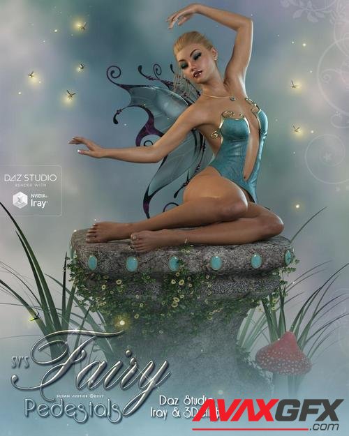 SV's Fairy Pedestals Daz Studio