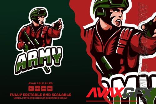 Army Mascots Logo Esports style vol 2