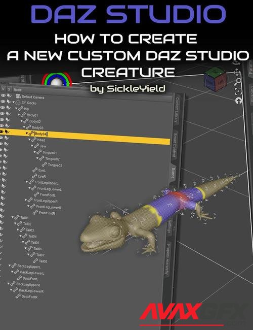 How to Create a New Daz Studio Custom Creature