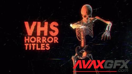 MotionArray – VHS Horror Titles & Logo 1036269