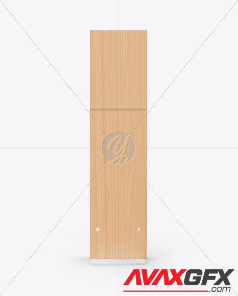 Wooden Stand With Poster Mockup 62217