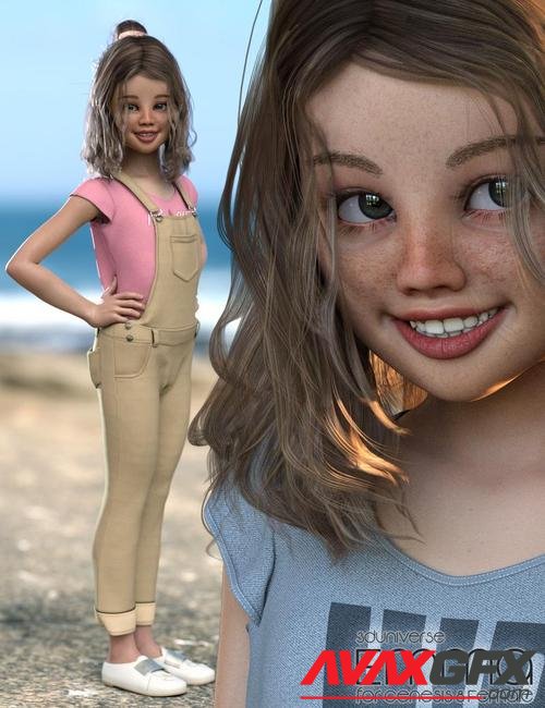Emma Character, Hair, Clothing and Accessories for Genesis 8 Female(s)