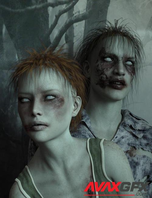 Nightmare Hair for Genesis 3 Female(s) and Male(s)