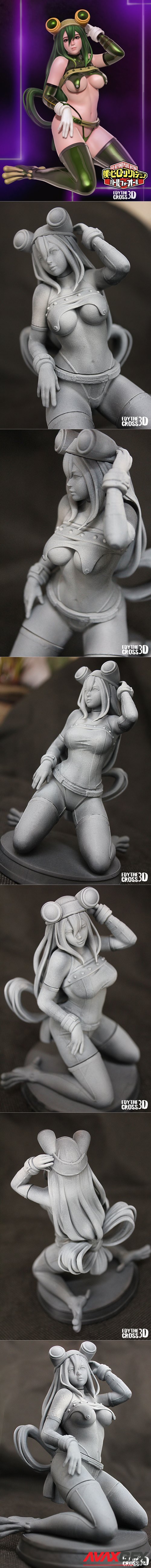 Hero Academia - Tsuyu Asui – 3D Printable STL
