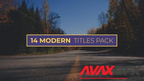 MotionArray – Modern Titles Pack 1012739