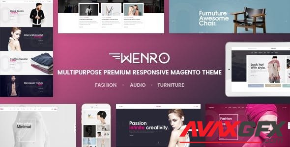 ThemeForest - Wenro v1.0.2 - Multipurpose Responsive Magento 2 Theme | 16 Homepages Fashion, Furniture, Digital and more - 18040962