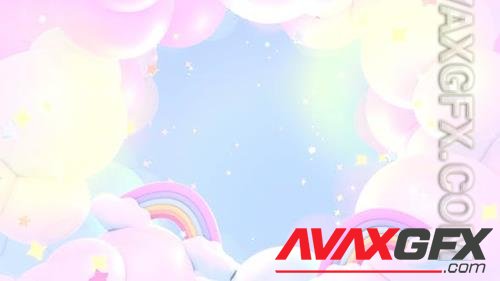 Dreamy Rainbow Clouds 33407206 (VideoHive)