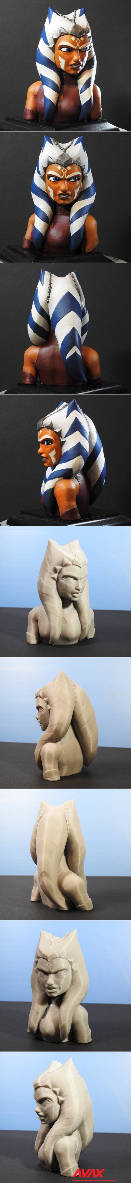 Ahsoka Tano Bust – 3D Printable STL