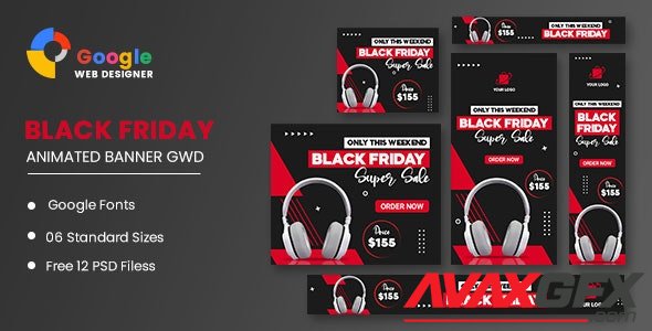 CodeCanyon - Product Sale Black Friday HTML5 Banner Ads GWD v1.0 - 34150878