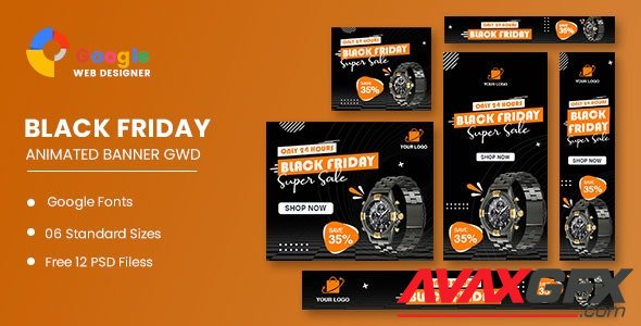 CodeCanyon - Product Sale Black Friday Banner Set Template v1.0 - 34193019