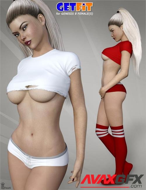 Get Fit Outfit Set for Genesis 8 Female(s)