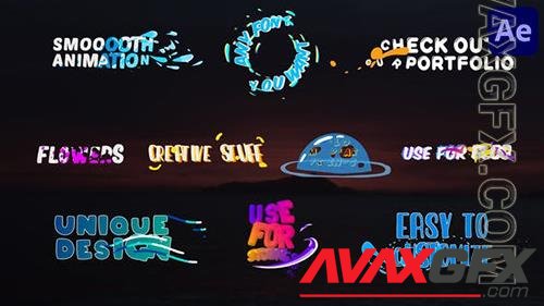 Colorful Liquid Titles | After Effects 34240753 (VideoHive)