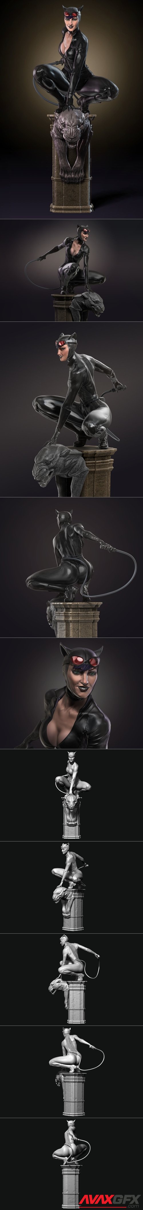 Catwoman – 3D Printable STL