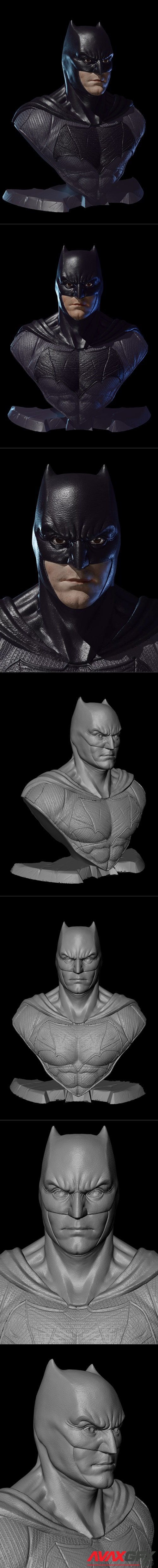 Batman Bust Justice League – 3D Printable STL