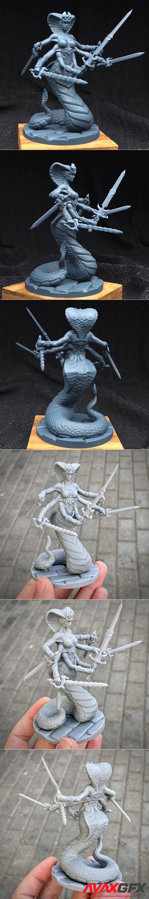 Naga Queen – 3D Printable STL