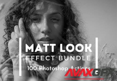 Matt Look Effect Photoshop Action Bundle