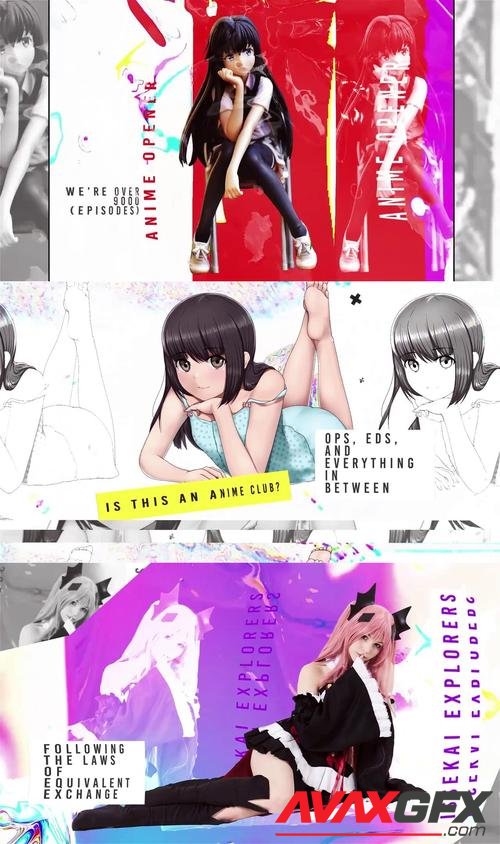 MotionArray – Anime / Cosplay Colorful Opener 979099