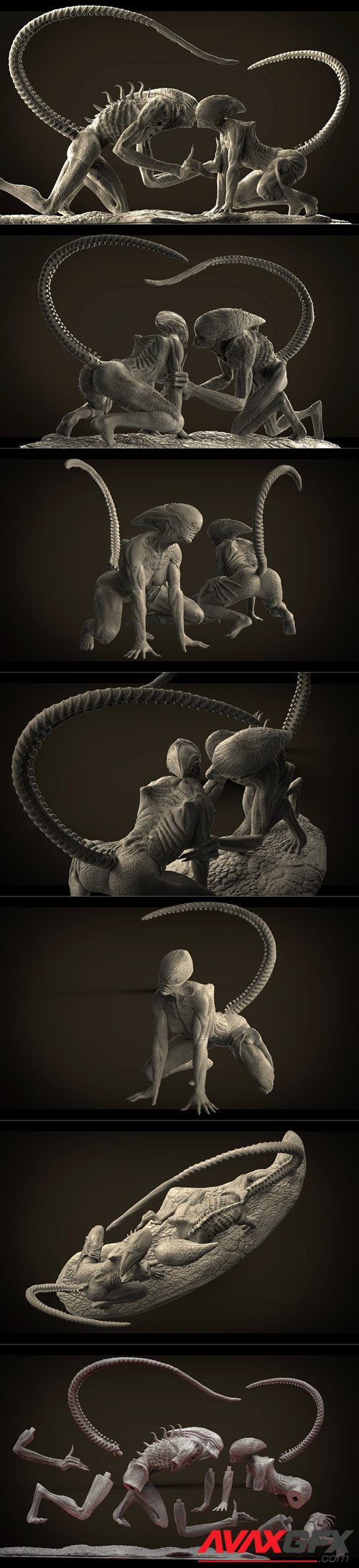 Alien Love – 3D Printable STL