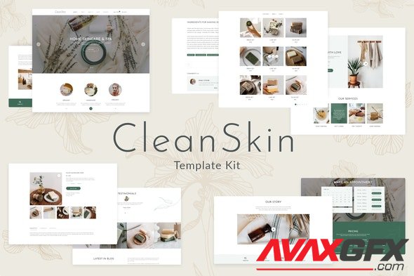 ThemeForest - CleanSkin v1.0.0 - Handmade Organic Soap & Natural Cosmetics Template Kit - 33961409