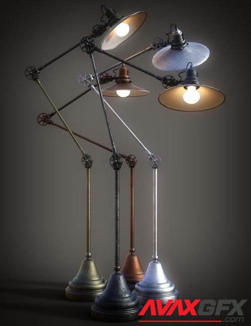 B.E.T.T.Y. Adjustable Floor Lamps