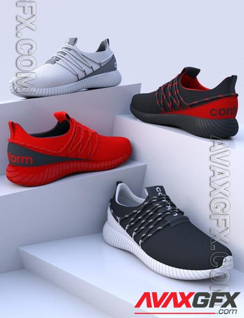 HL Conform Sneakers for Genesis 8 and 8 1 Males