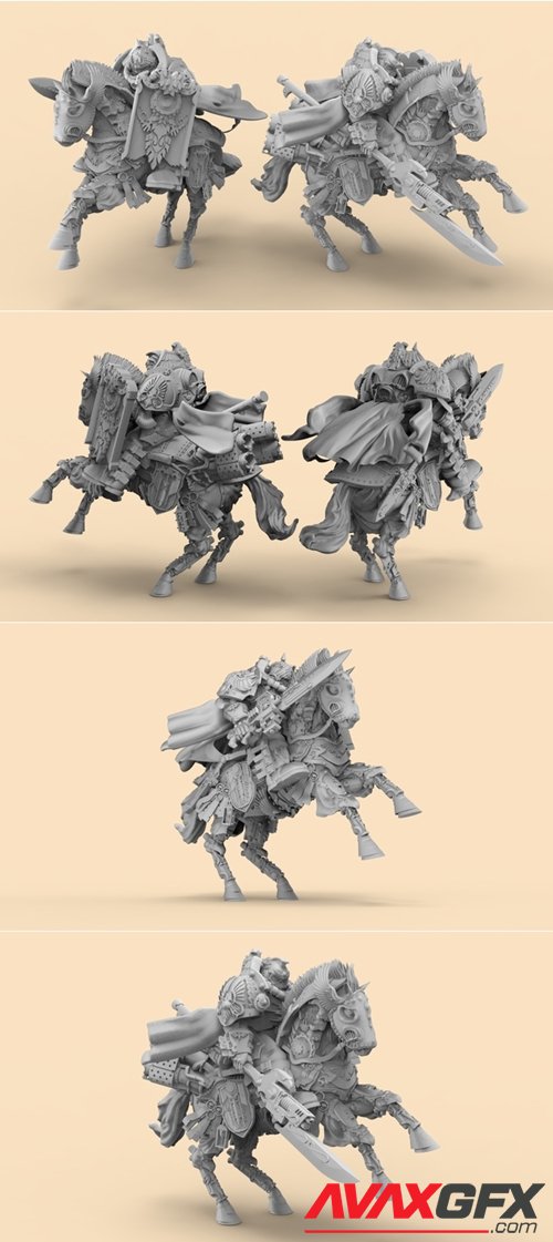 Royal Guard Mounted - Cybernetic – 3D Printable STL