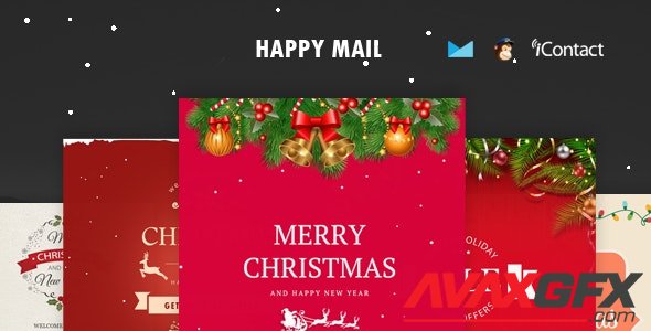 ThemeForest - Happy Mail v1.0 - Christmas Email Templates set + Online Access (Update: 17 December 16) - 19120093