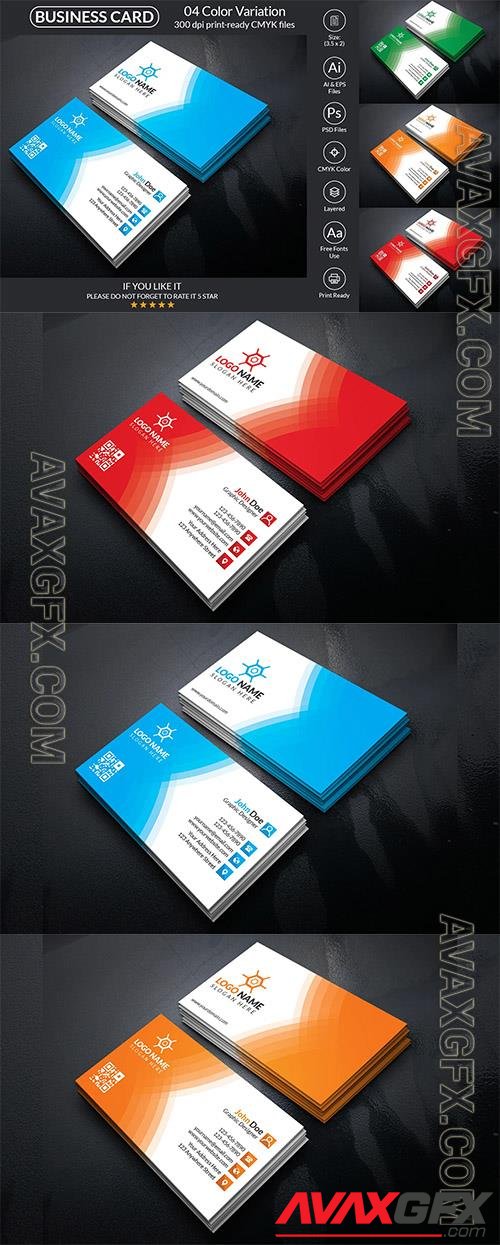 Business Card Design - Corporate Identity Template o87770