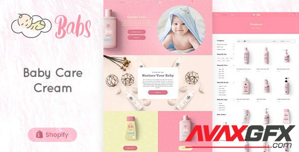 ThemeForest - Babs v1.0 - Baby Shop Shopify (Update: 19 January 21) - 28714094