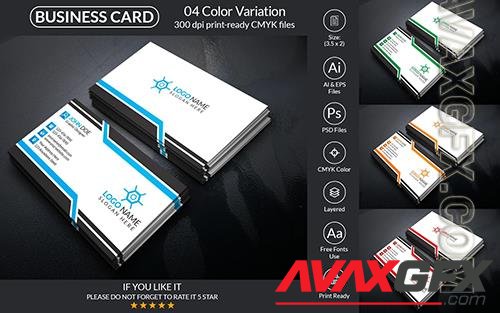 Clean And Modern Business Card Design - Corporate Identity Template o72792