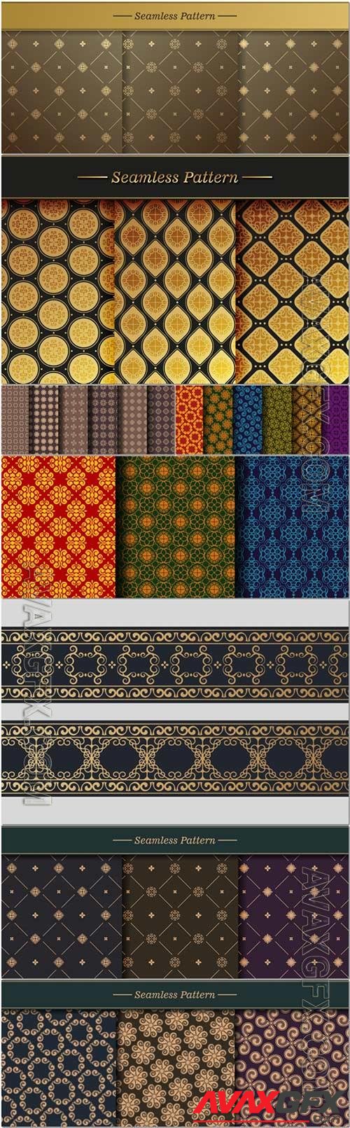 Luxury vintage seamless vector pattern
