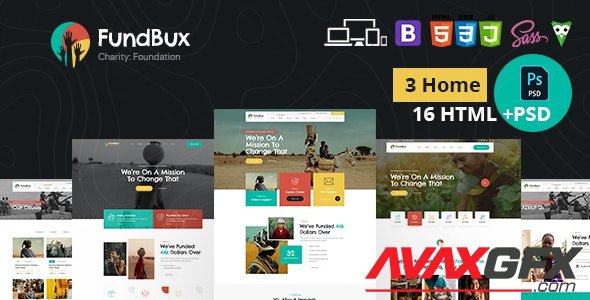 ThemeForest - FundBux v1.0 - Charity & Fundraise Template - 31222068