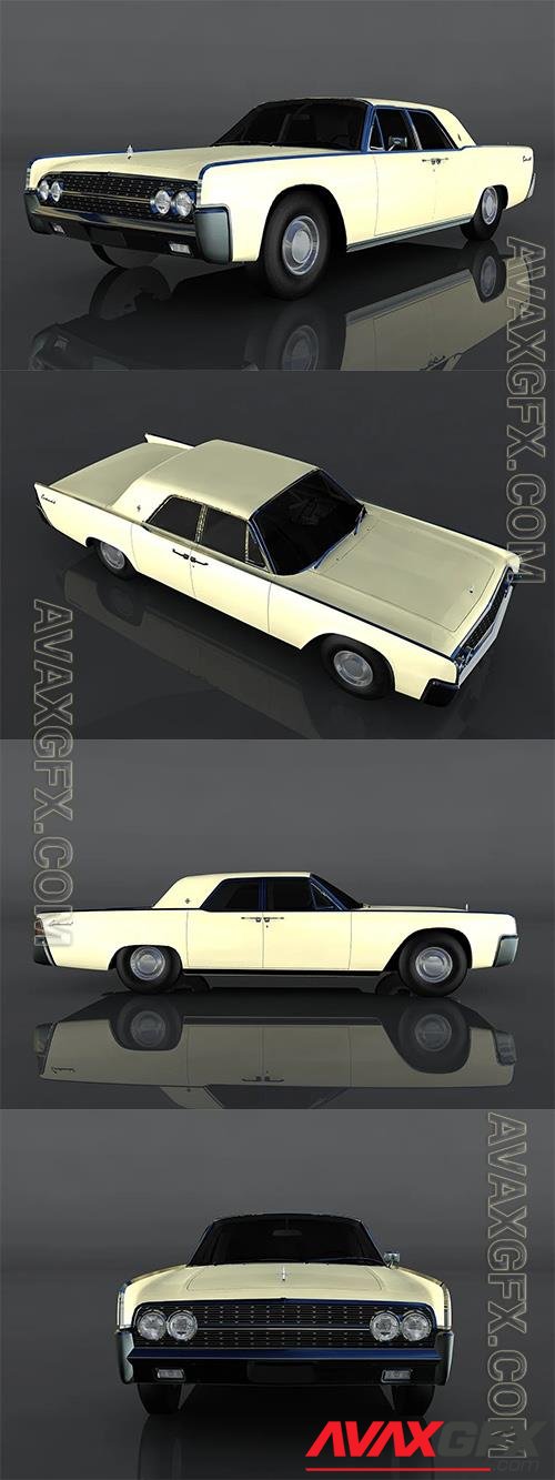 Lincoln Continental 3D Model o93679