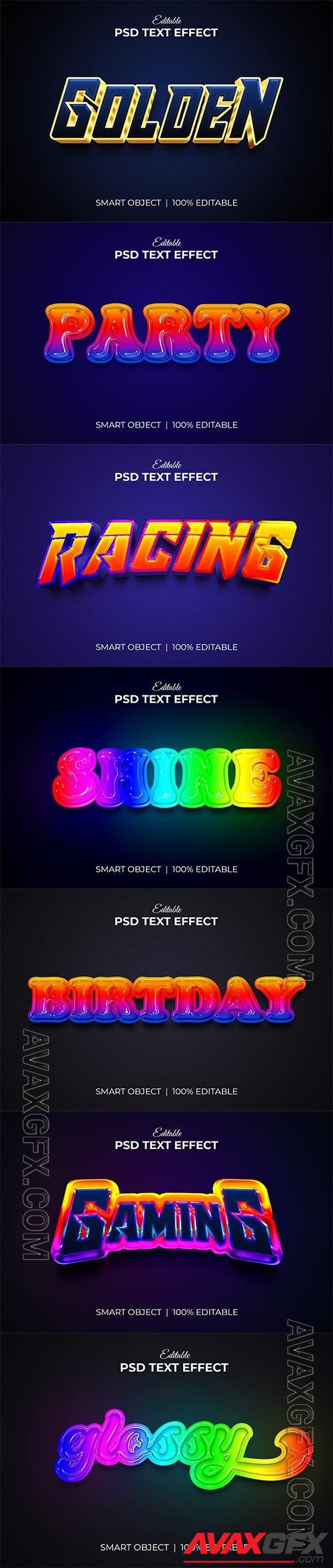 Psd text effect set vol 69