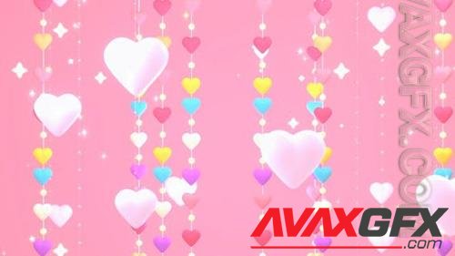 VideoHive - Heart String Lights 34392489