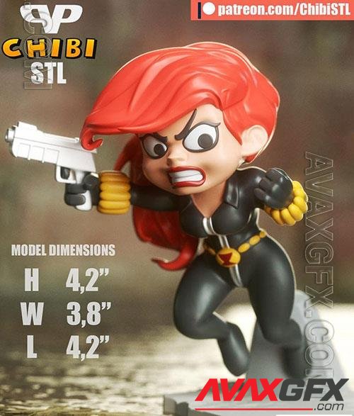 3DXM - Black Widow Chibi (Marvel)