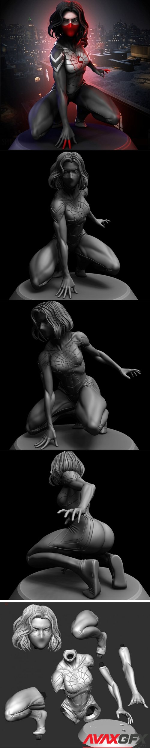 Silk - Spider Man Cindy Moon – 3D Printable STL
