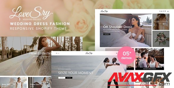 ThemeForest - LoveSry v1.0.0 - Wedding Dress Fashion Responsive Shopify Theme - 34137441