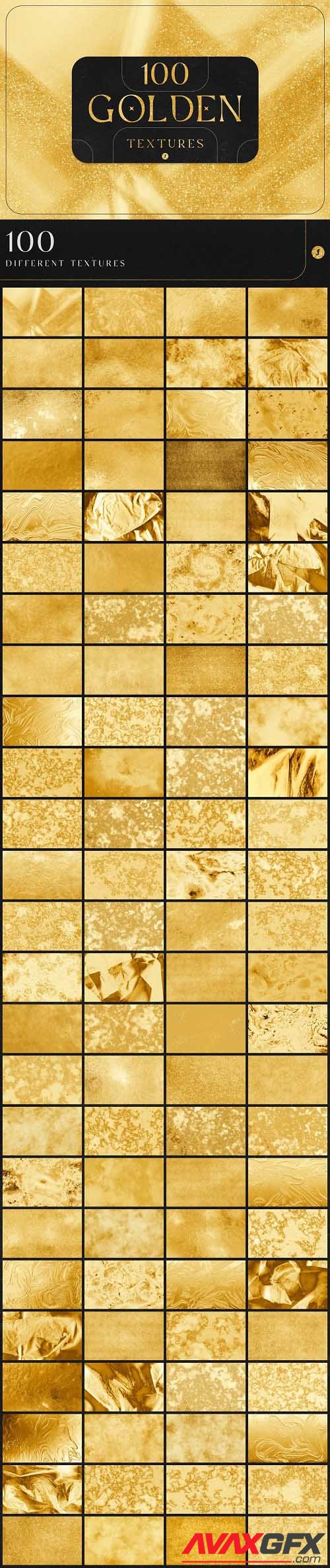 100 Golden Textures - 7024869