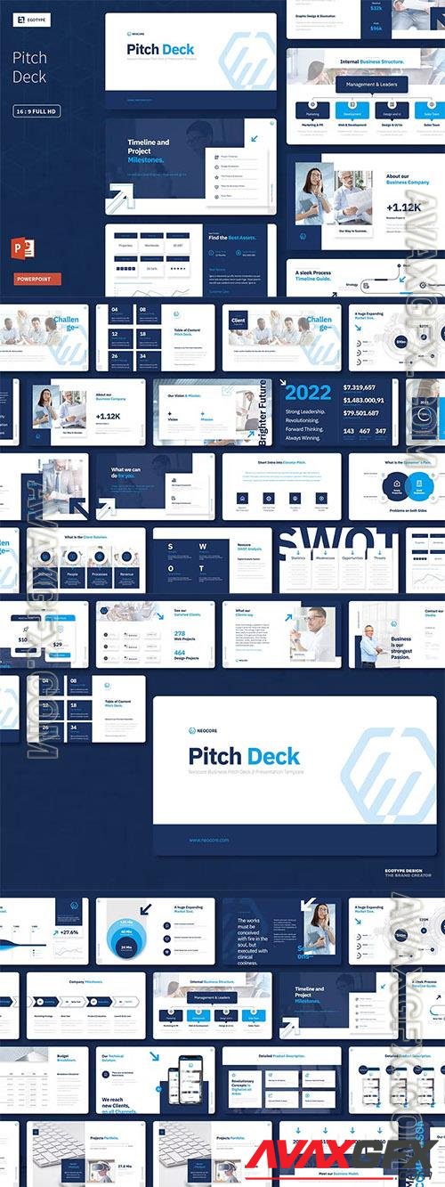 Pitch Deck Powerpoint, Keynote and Google Slides Template