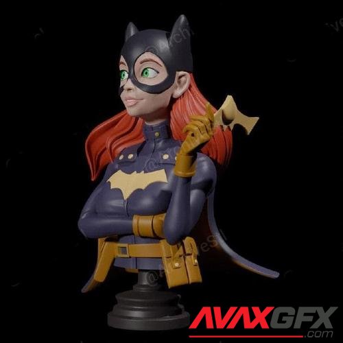 Batgirl Bust – 3D Printable STL