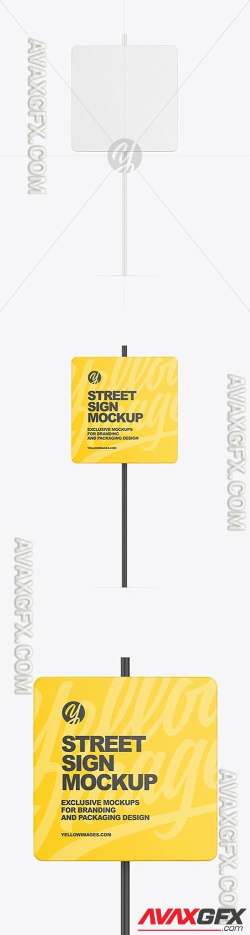 Street Sign Mockup 93047 TIF