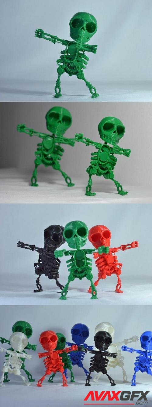 Dancing Skeleton – 3D Printable STL