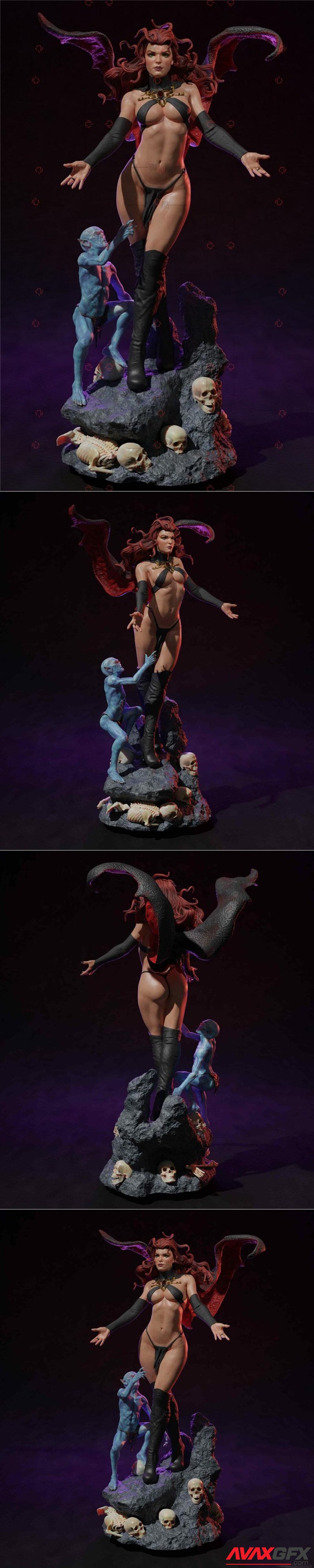 The Goblin Queen – 3D Printable STL