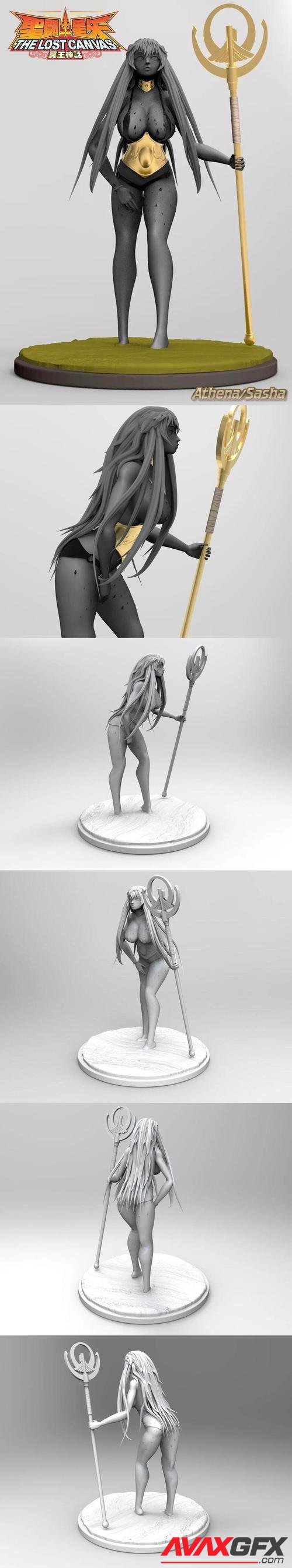 Athena-Sasha Saint Seiya Lost Canvas Summer – 3D Printable STL