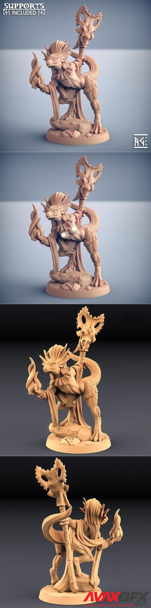 Coaxoch the Duchess Lizards Beauty 3D Print » AVAXGFX