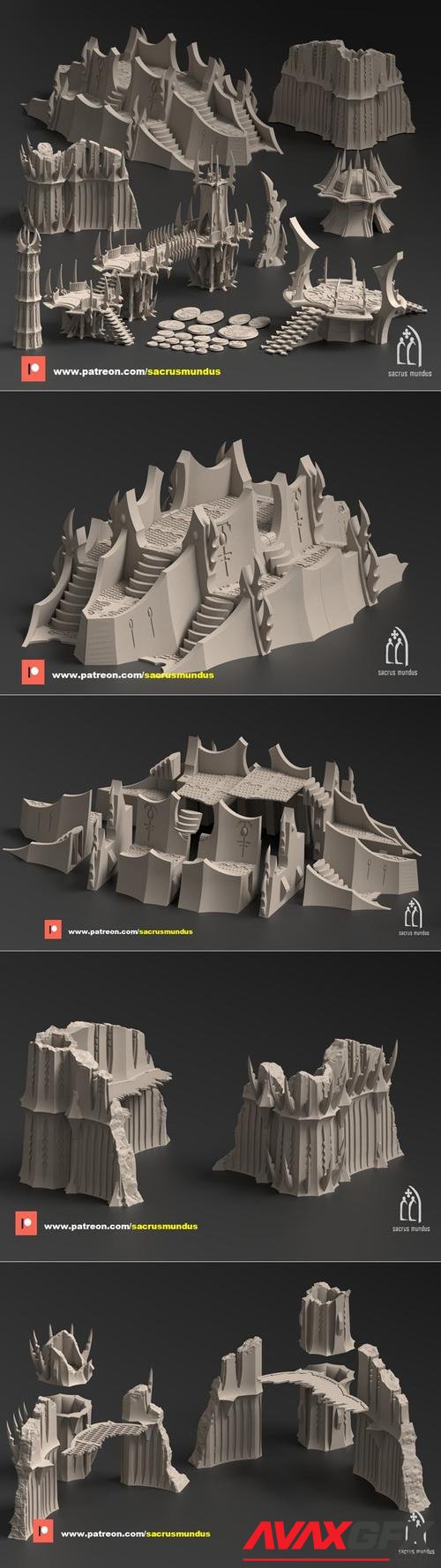 Misty Star City – 3D Printable STL