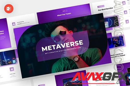 Metaverse - NFT Powerpoint, Keynote and Google Slides Template