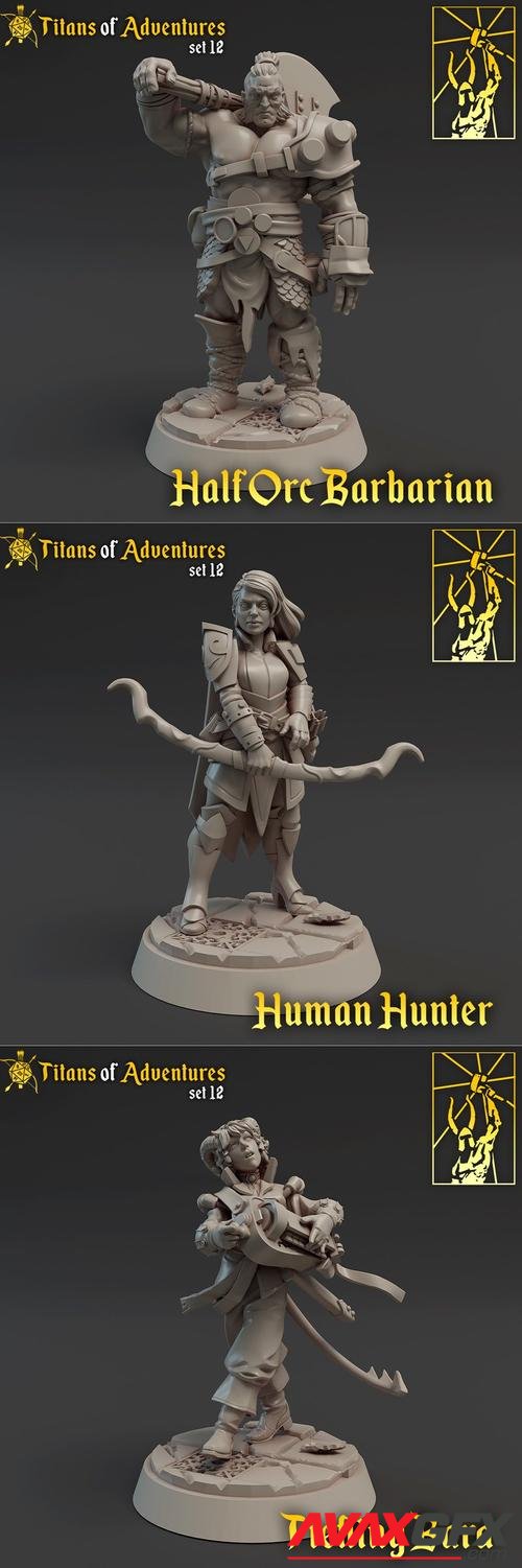 Titans of Adventure set 12 – 3D Printable STL