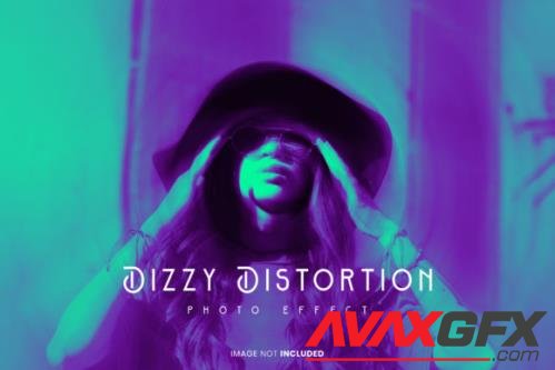 Dizzy Distortion Photo Effect Psd